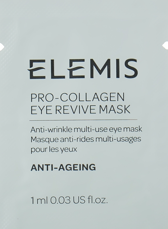 Anti-Wrinkle Eye Cream Mask - Elemis Pro-Collagen Eye Revive Mask (sample) — photo N2