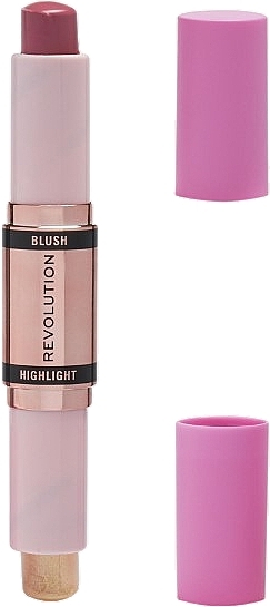 Blush & Highlighter Stick - Makeup Revolution Blush & Highlight Stick — photo N1