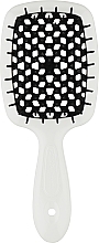 Hair Brush, white and black - Janeke Superbrush Small — photo N1