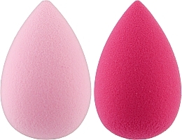 Makeup Mini-Sponge, 2 pcs - Tools For Beauty Mini Concealer Makeup Sponge Pink — photo N1