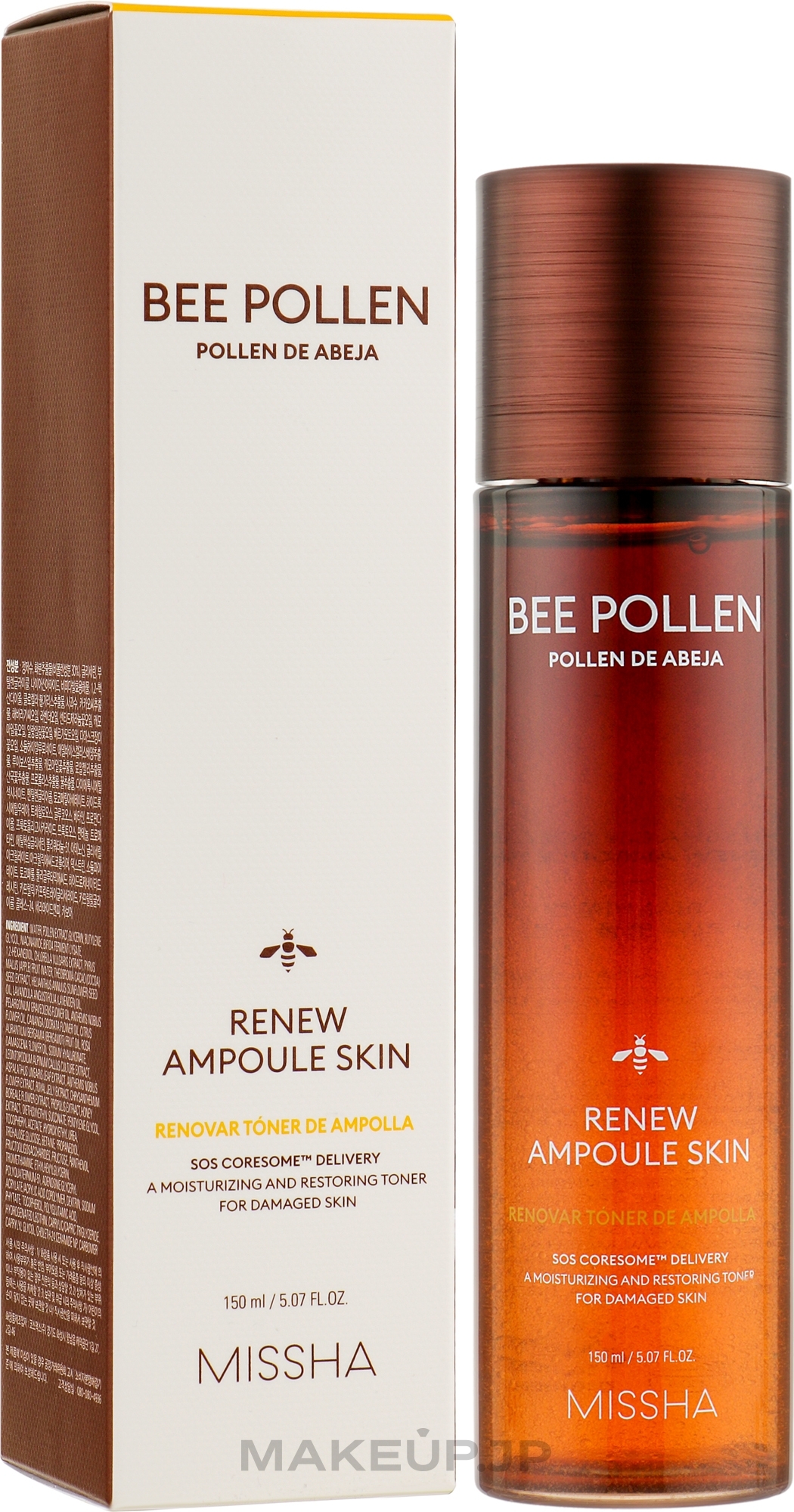 Bee Pollen Toner - Missha Bee Pollen Renew Ampoule Skin Toner — photo 150 ml