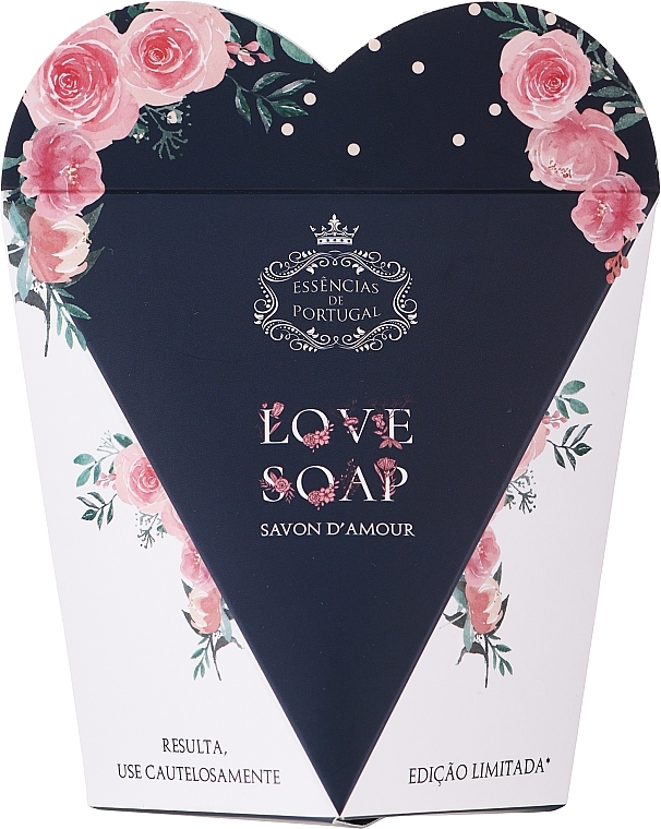 Natural Soap "Heart" in Gift Pack - Essencias De Portugal Love Soap Inside Of Limited Rose Edition — photo N1