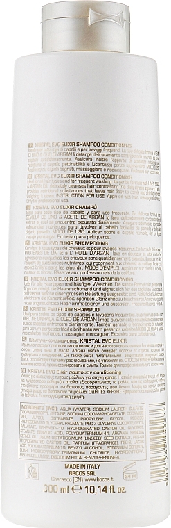 Elixir Shampoo - Bbcos Kristal Evo Elixir Shampoo Conditioning — photo N2