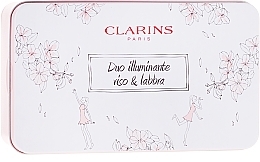 Fragrances, Perfumes, Cosmetics Set - Clarins (highlighter/6g + lip/perfector/15ml)