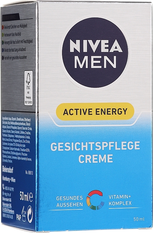 Face Cream "Active Energy" - NIVEA MEN Active Energy — photo N3