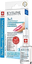 Quick Dry Protective Top Coat 3in1 - Eveline Cosmetics Nail Therapy Professional — photo N1