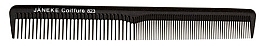 Fragrances, Perfumes, Cosmetics Comb, black - Janeke Polycarbonate Toupierkamm 823, Titanium