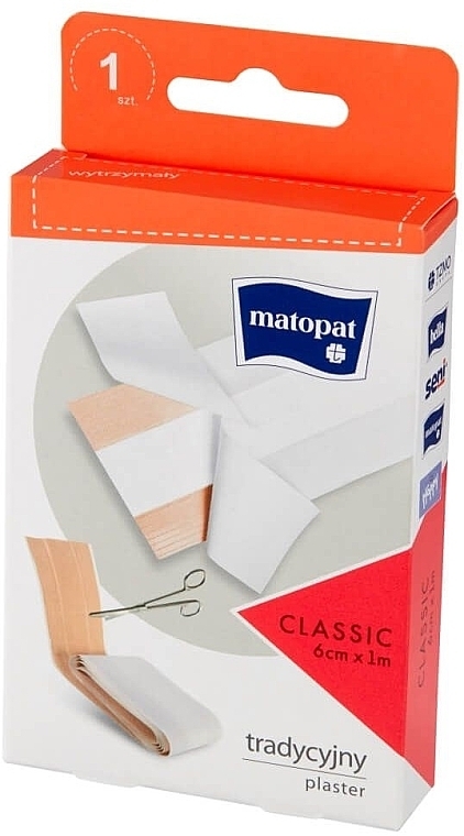 Medical Sheet Patch, 6 cm x 1 m - Matopat Classic — photo N1