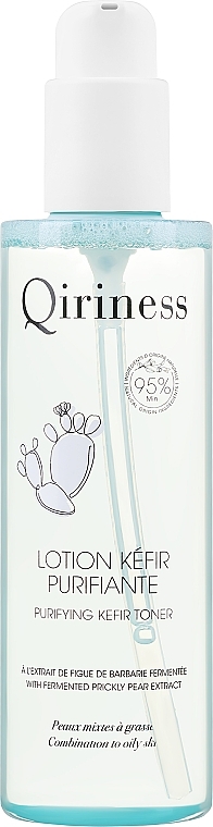 マイクロ エクスフォリエーティング フェイス ローション - Qiriness Purifying Kefir Lotion — photo N1