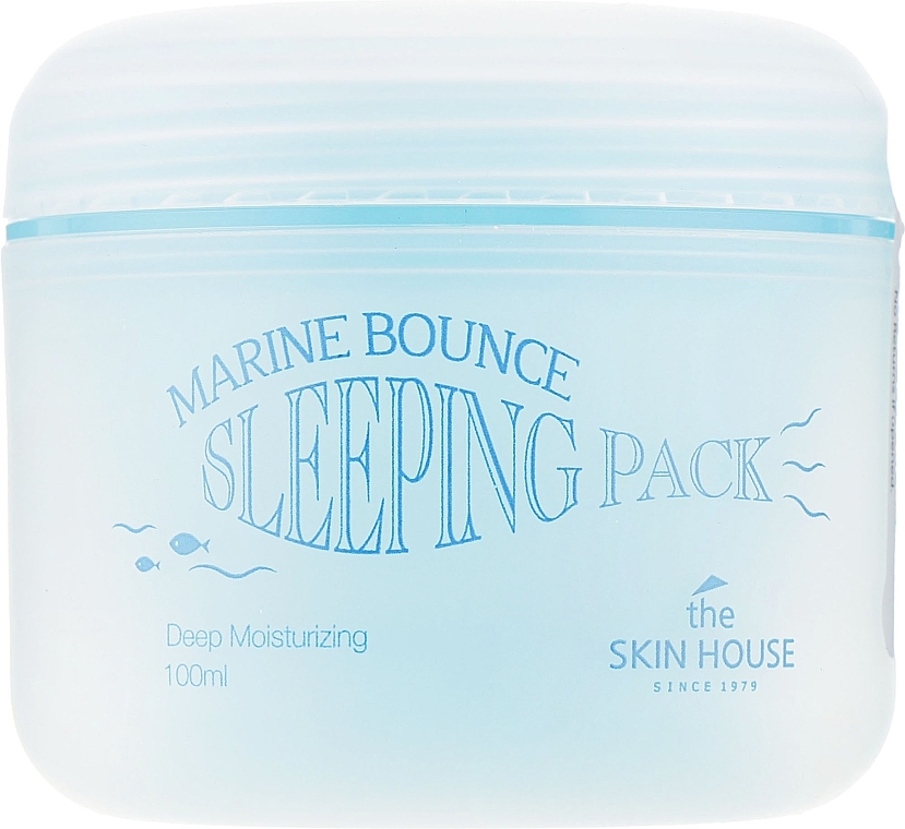 Night Marine Collagen Mask - The Skin House Marine Bounce Sleeping Pack — photo N1