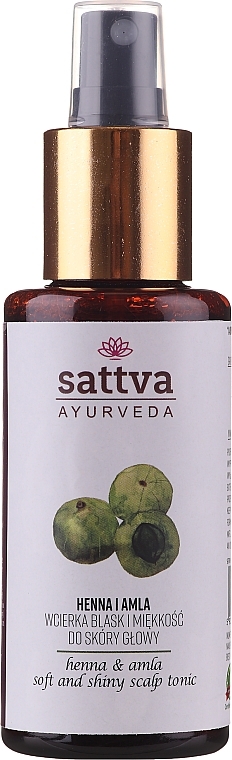 Hair Tonic "Henna and Amla" - Sattva Ayurveda Henna & Amla — photo N3