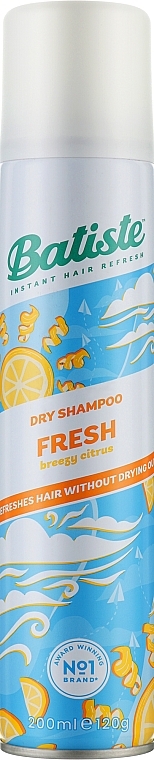Dry Shampoo - Batiste Dry Shampoo Light&Breezy Fresh — photo N1