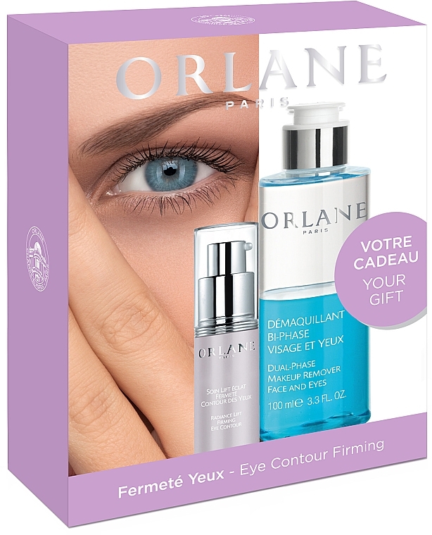 Set - Orlane Radiance Lift Firming Eye Contour Set (eye/cr/15ml + m/remover/100ml) — photo N1