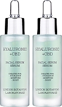 Fragrances, Perfumes, Cosmetics Set - London Botanical Laboratories Hyaluronic Acid+CBD Moisture Surge Serum (Serum/30ml + Serum/30ml)