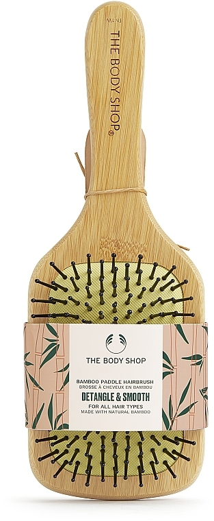 Bamboo Hair Brush - The Body Shop Large Bamboo Paddle Hairbrush — photo N4