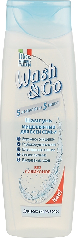 Micellar Shampoo - Wash&Go Shampoo — photo N1