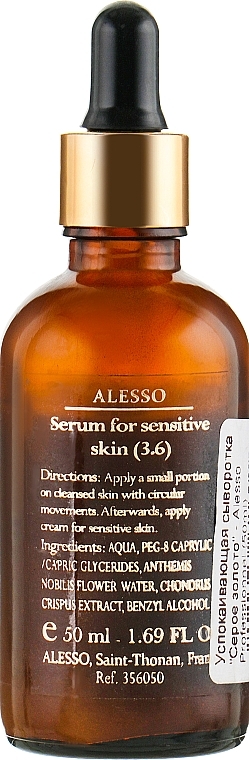 Soothing Serum "Grey Gold" - Alesso Professionnel — photo N4