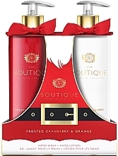 Fragrances, Perfumes, Cosmetics Set for Hands - Grace Cole Boutique Hand Care Duo Frosted Cranberry & Orange (h/lot/500ml + h/wash/500ml)