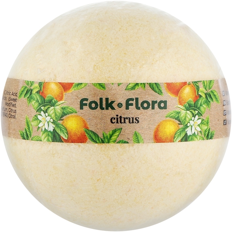 Citrus Bath Bomb - Folk&Flora Bath Bombs — photo N1