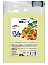 Liquid Hand Soap 'Almond' - On Line Almond Hand Wash (refill) — photo N1