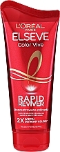 Fragrances, Perfumes, Cosmetics Color-Treated Hair Conditioner - L`Oreal Paris Elseve Rapid Reviver Dry Hair Conditioner 