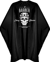 Fragrances, Perfumes, Cosmetics Hairdressing Cape - Marmara Barber Cape Black Skull