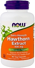 Hawthorn Extract Food Supplement, 600 mg - Now Foods Hawthorn Extract Extra Strength Veg Capsules — photo N1