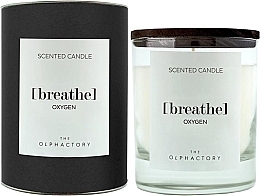 Fragrances, Perfumes, Cosmetics Scented Candle - Ambientair The Olphactory Black Design Breathe Oxygen