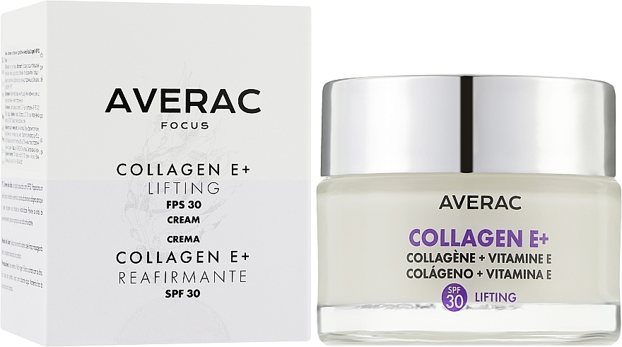 Lifting Day Cream with Collagen E+ SPF30 - Averac Focus Day Cream With Collagen E + Reafirmante SPF30 — photo N3
