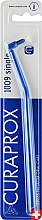 Fragrances, Perfumes, Cosmetics Single Tufted Toothbrush 'Single CS 1009', blue with glitter and blue fibers - Curaprox
