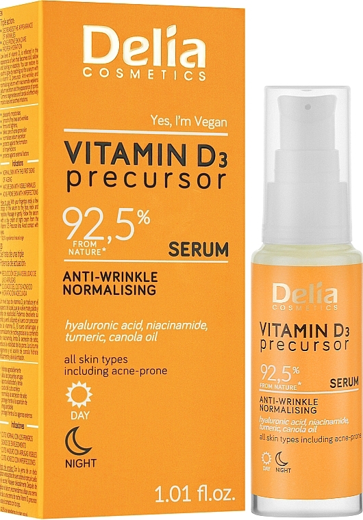 Anti-Wrinkle Serum with Vitamin D3 - Delia Vitamin D3 Anti-Wrinkle Serum — photo N2