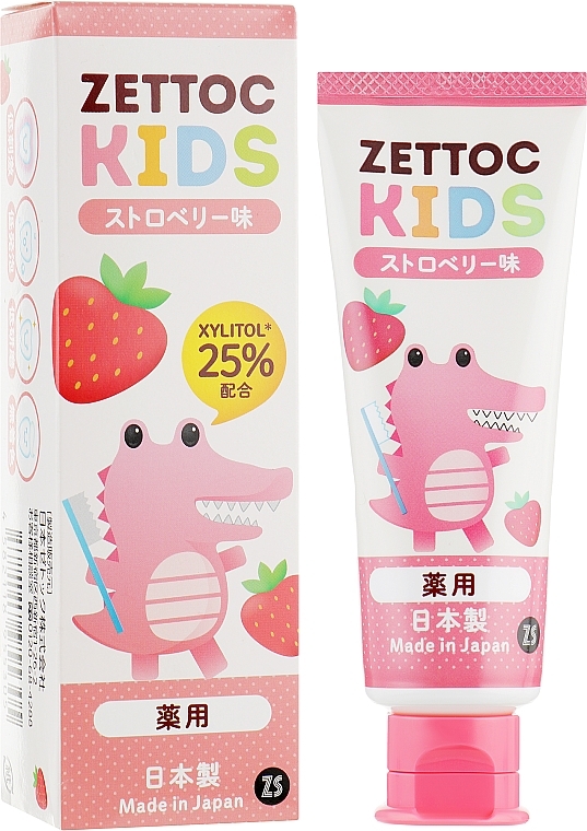 Kids Toothpaste "Strawberry" - Zettoc — photo N1