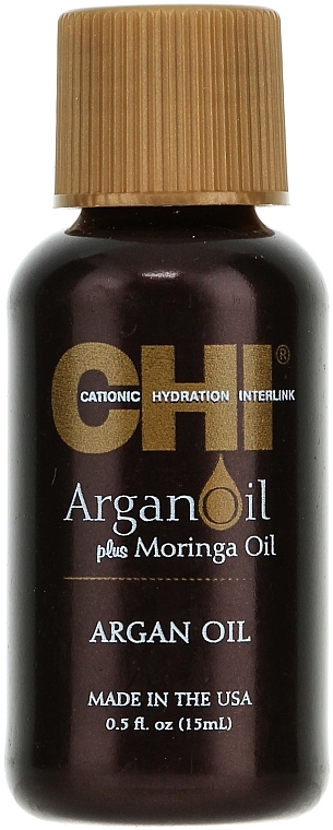 Repair Hair Oil - CHI Argan Oil Plus Moringa Oil (mini size) — photo N1