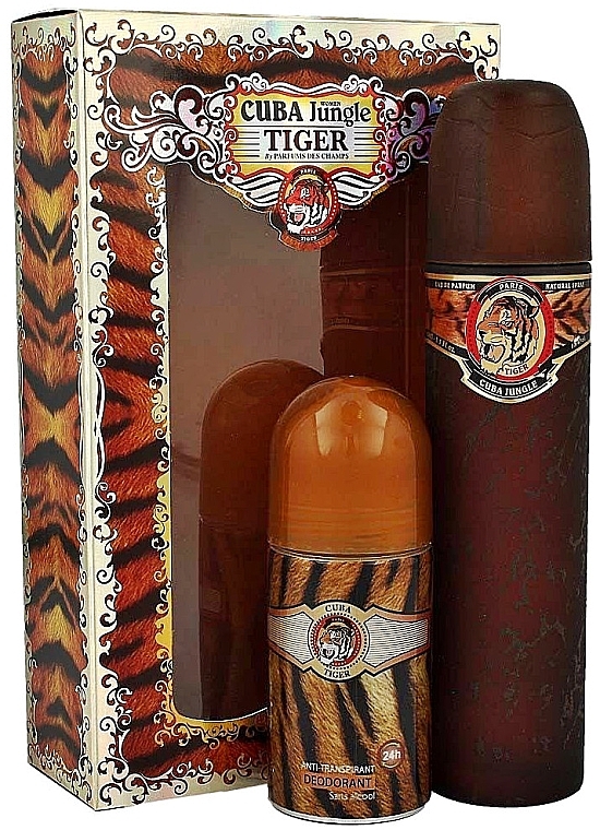 Cuba Jungle Tiger - Set (edp 100ml + deo 50ml) — photo N1