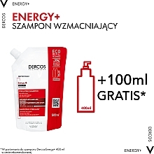 Toning Anti Hair Loss Shampoo - Vichy Dercos Energy+ Stimulating Shampoo (refill) — photo N3