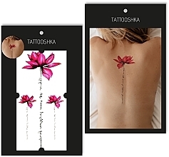 Fragrances, Perfumes, Cosmetics Temporary Tattoo 'Color Lotus' - Tattooshka
