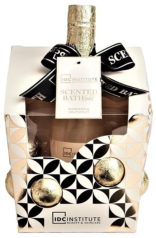 Beauty Set - IDC Institute Scented Bath Gold (bath/foam/250ml + bath/bomb/6x15g) — photo N1