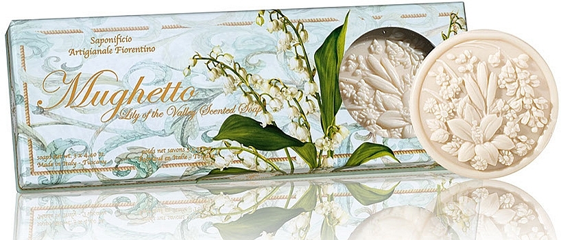 Soap Set "Lily Of The Valley" - Saponificio Artigianale Fiorentino Lily Of The Valley Soap — photo N1