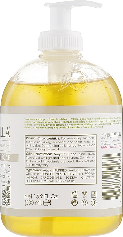 Olive Oil Face & Body Liquid Soap for Sensitive Skin - Olivella — photo N2