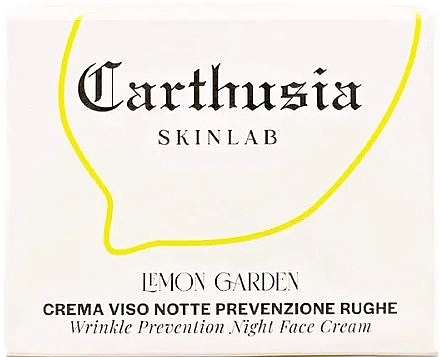 アンチリンクル ナイトクリーム - Carthusia Skinlab Lemon Garden Wrinkle Prevention Night Face Cream	 — photo N2