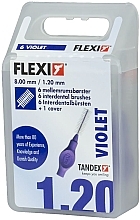 Interdental Brush, 1.2 mm, Purple, Pack of 6 - Tandex Flexi Medium — photo N3