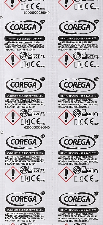 Cleansing Denture Tablets - Corega Bio Formula Tabs — photo N1