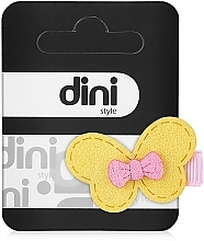 Hair Clip "Butterfly with Bow", d-418 - Dini Hand Made — photo N1