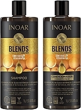 Fragrances, Perfumes, Cosmetics キット - Inoar Blends Collection Vitamin C Duo Kit (shmp/1000ml + cond/1000ml)