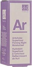 Night Face Cream - Dr. Botanicals Artichoke Superfood Firming Night Moisturiser — photo N1