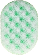 Fragrances, Perfumes, Cosmetics Shower Sponge, 6018, white-green - Donegal