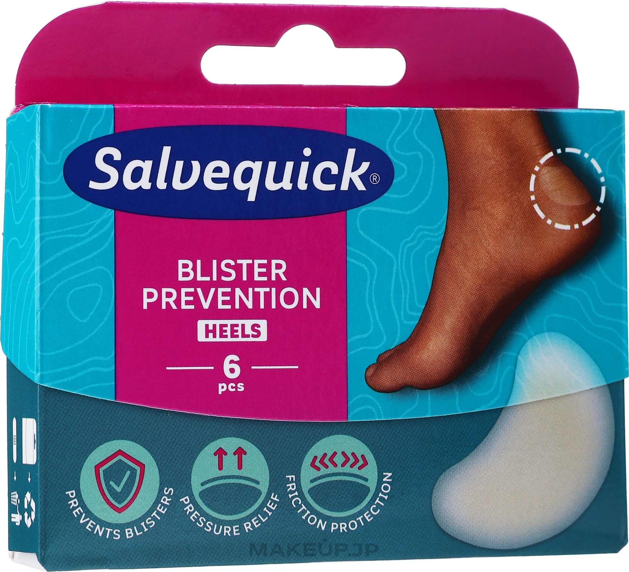 Callus & Scratch Patch, medium - Salvequick Foot Care — photo 6 pcs.