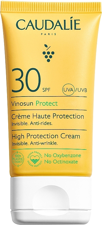 Sunscreen SPF30 - Caudalie Vinosun High Protection Cream SPF30 — photo N1