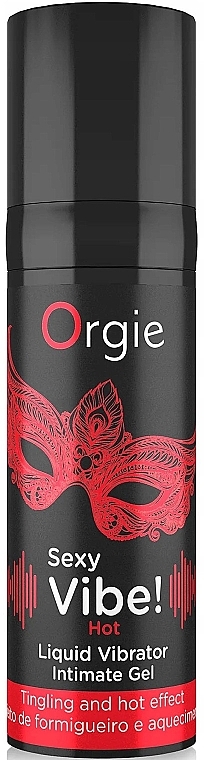 Stimulating Gel with Warming Effect - Orgie Sexy Vibe! Hot Liquid Vibrator Intimate Gel — photo N1