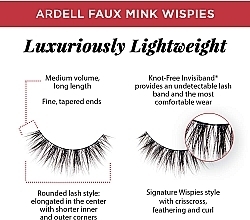 False Lashes - Ardell Faux Mink Multipack Wispies — photo N2